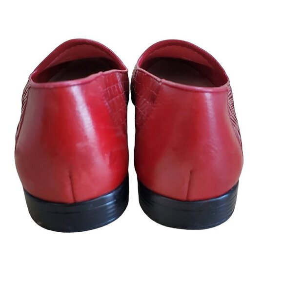 TROTTERS WOVEN LEATHER LOAFERS SIZE 10 - Picture 10 of 12